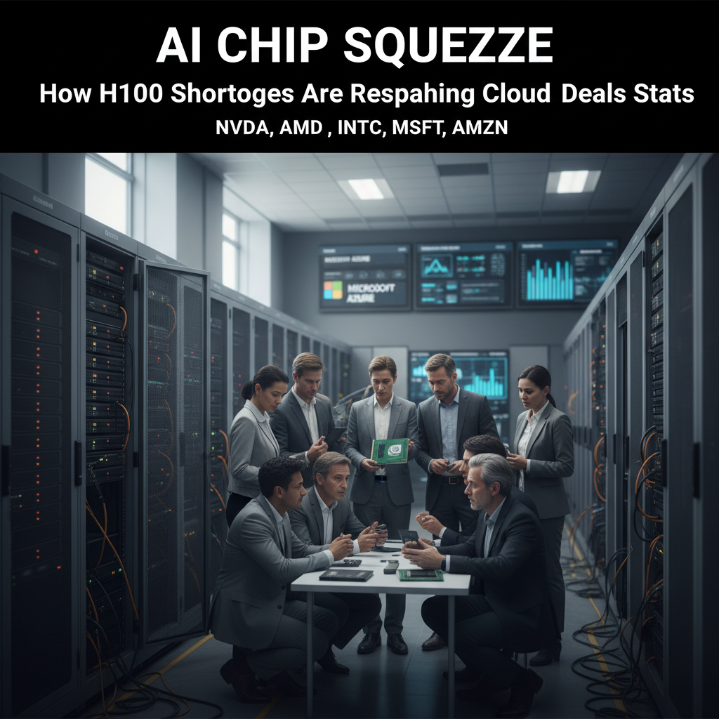 AI Chip Squeeze: How H100 Shortages Are Reshaping Cloud Deals and Startups