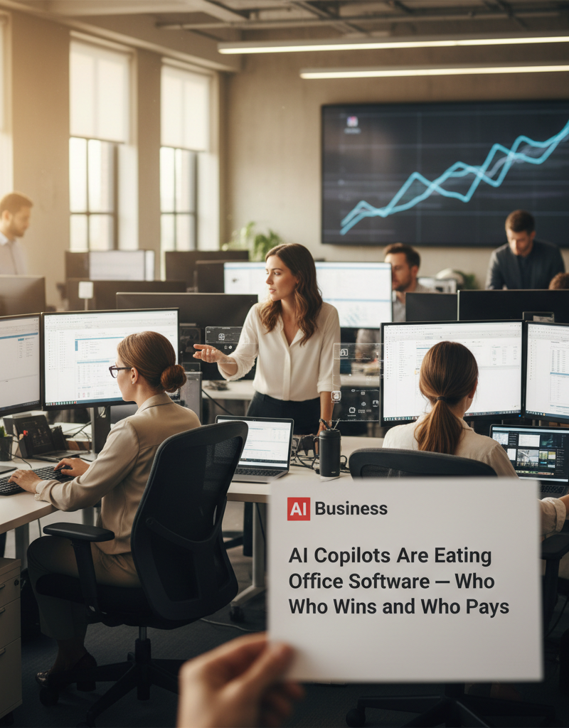 AI Copilots Are Eating Office Software — Who Wins and Who Pays