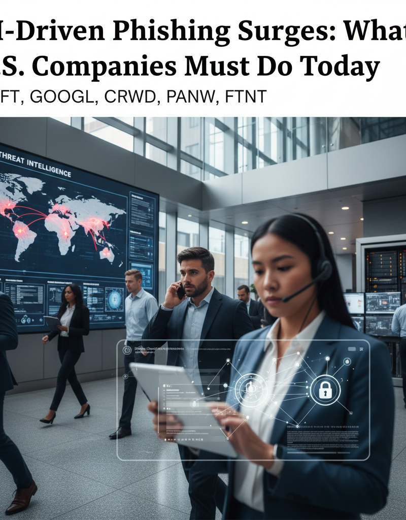 AI-Driven Phishing Surges: What U.S. Companies Must Do Today