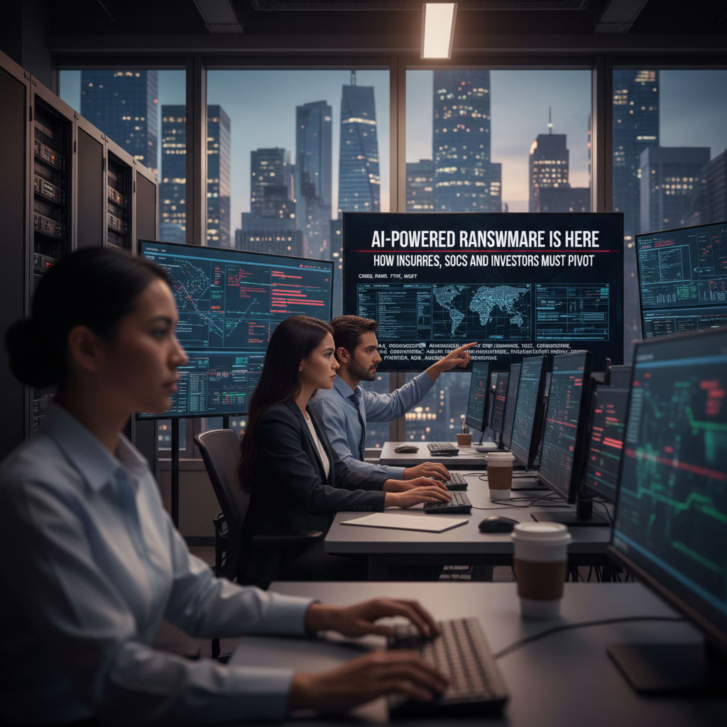 AI-Powered Ransomware Is Here: How Insurers, SOCs and Investors Must Pivot