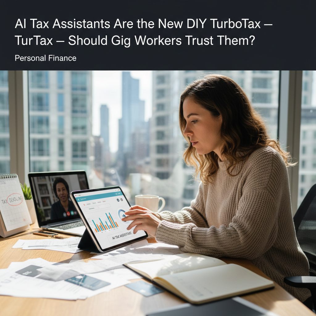AI Tax Assistants Are the New DIY TurboTax — Should Gig Workers Trust Them?