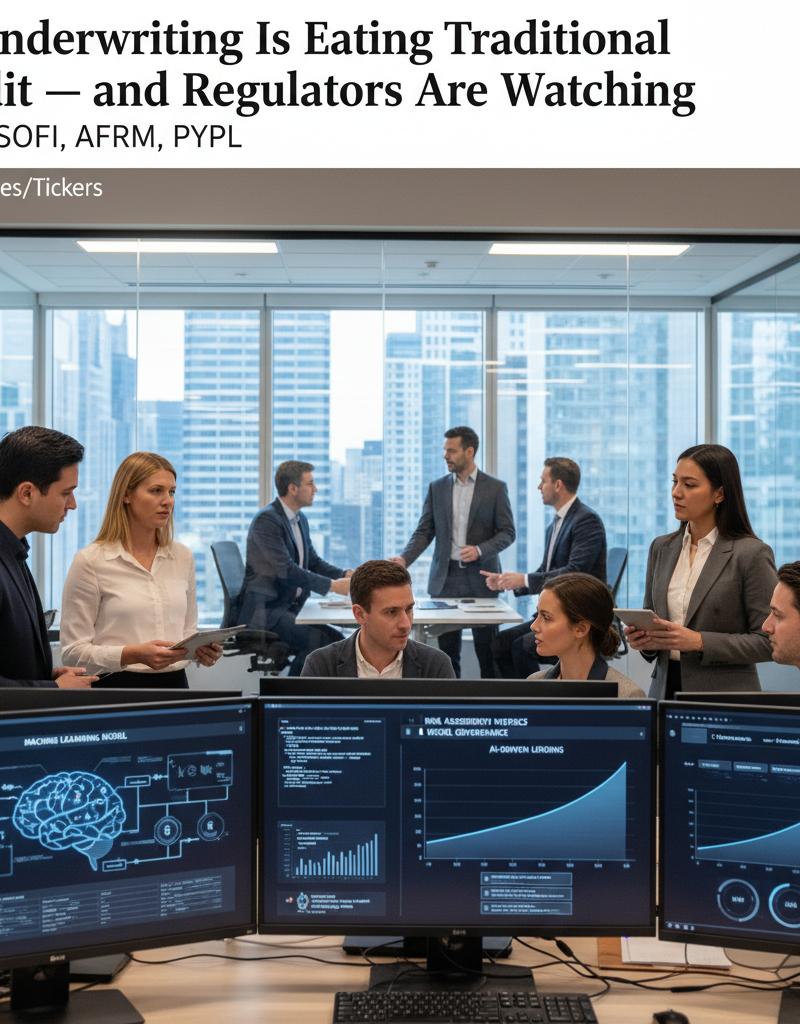 AI Underwriting Is Eating Traditional Credit — and Regulators Are Watching
