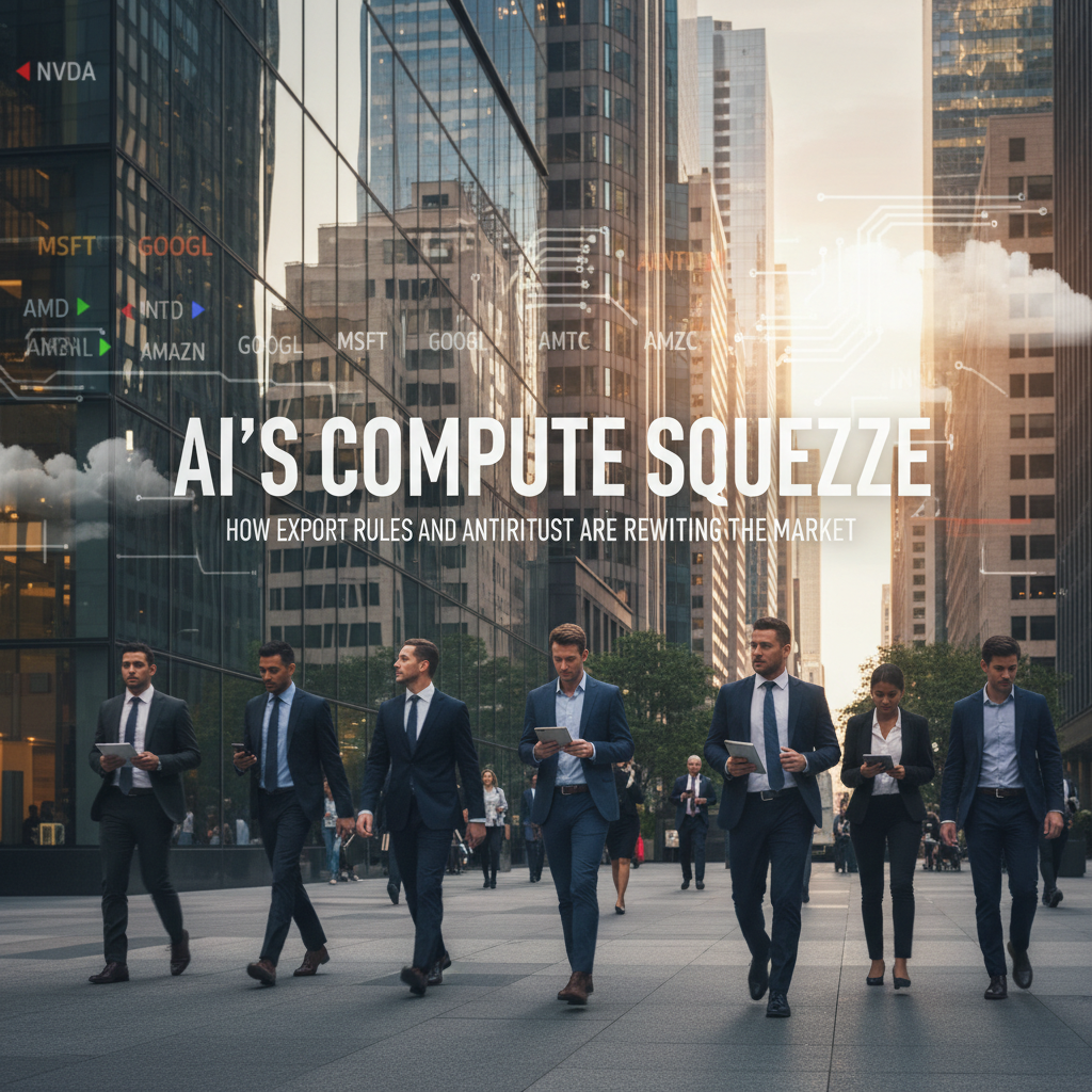 AI's Compute Squeeze: How Export Rules and Antitrust Are Rewriting the Market