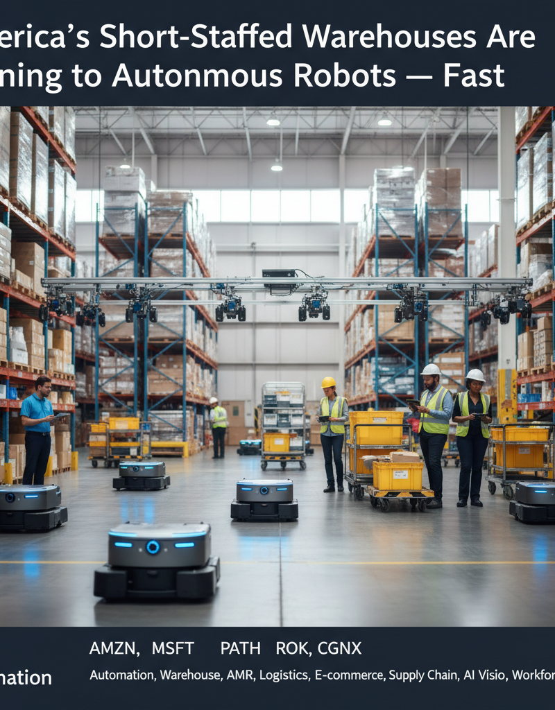 America's Short-Staffed Warehouses Are Turning to Autonomous Robots — Fast