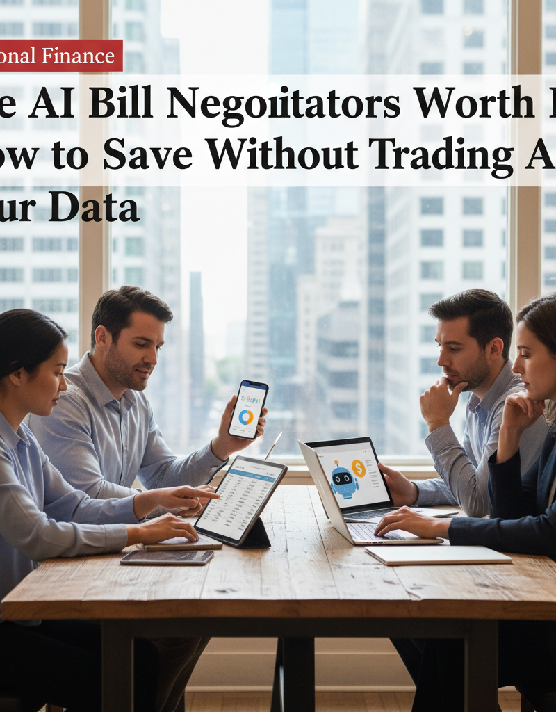 Are AI Bill Negotiators Worth It? How to Save Without Trading Away Your Data