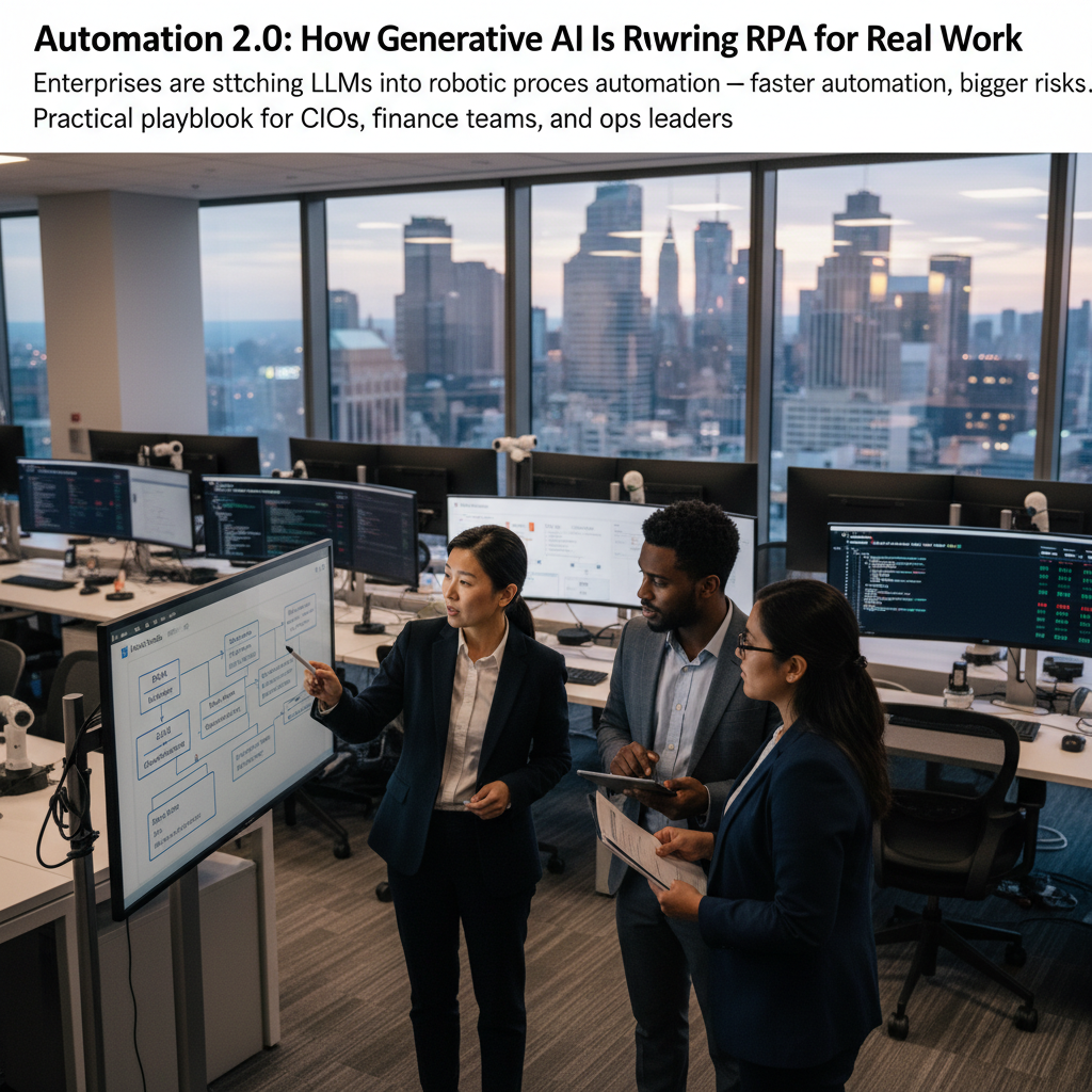 Automation 2.0: How Generative AI Is Rewiring RPA for Real Work