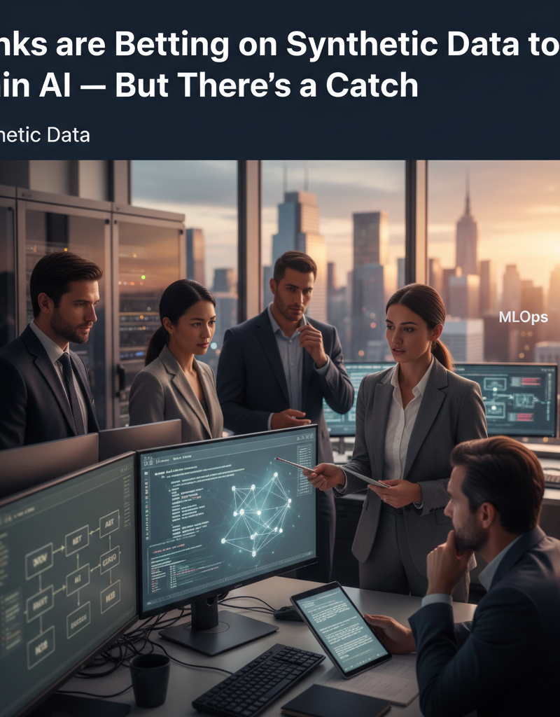 Banks are Betting on Synthetic Data to Train AI — But There’s a Catch