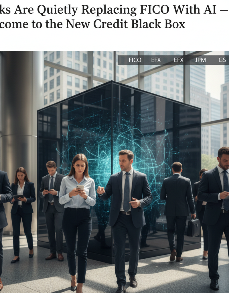 Banks Are Quietly Replacing FICO With AI — Welcome to the New Credit Black Box
