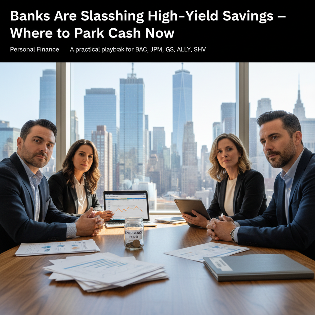 Banks Are Slashing High‑Yield Savings — Where to Park Cash Now