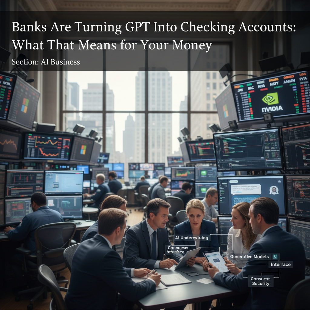 Banks Are Turning GPT Into Checking Accounts: What That Means for Your Money
