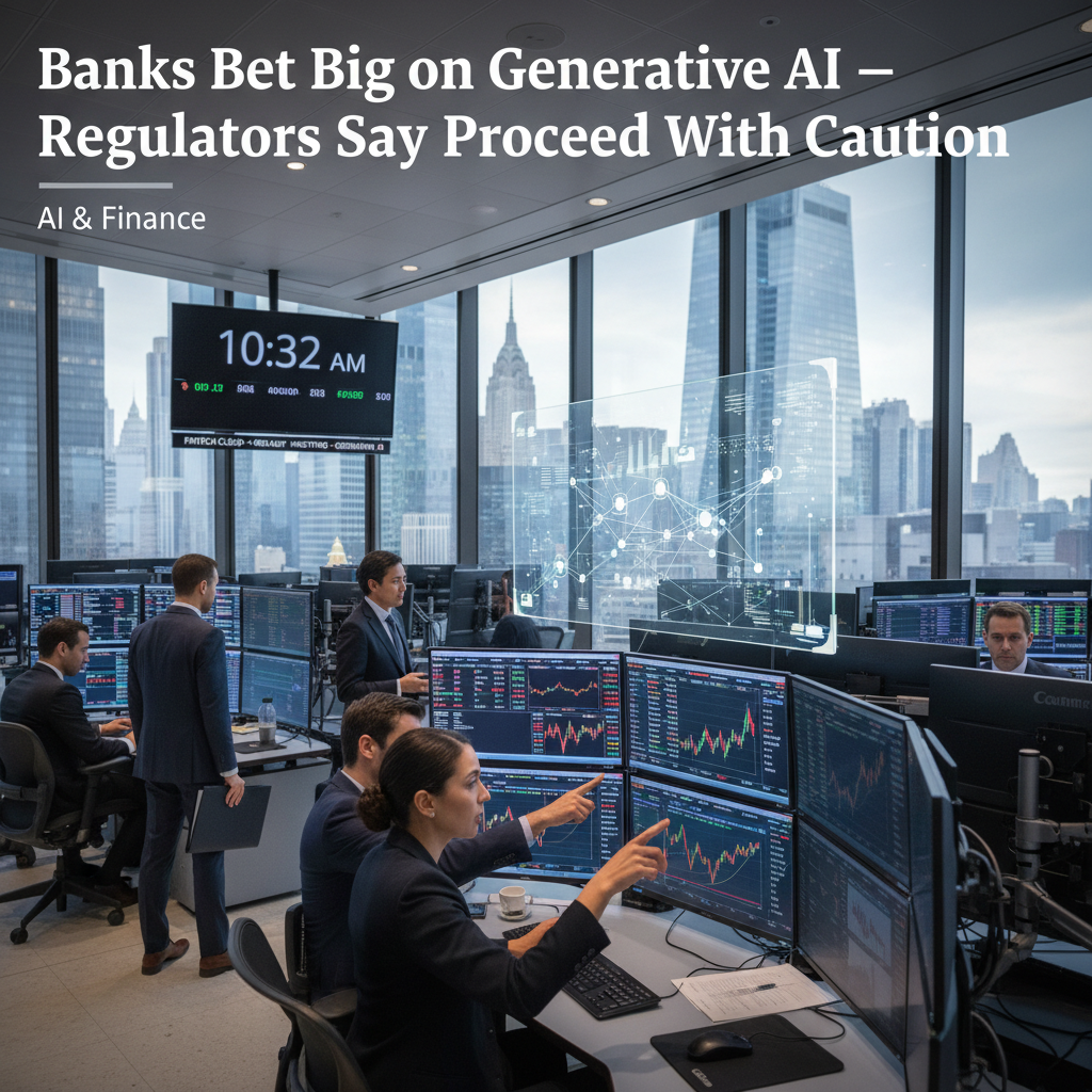 Banks Bet Big on Generative AI — Regulators Say Proceed With Caution