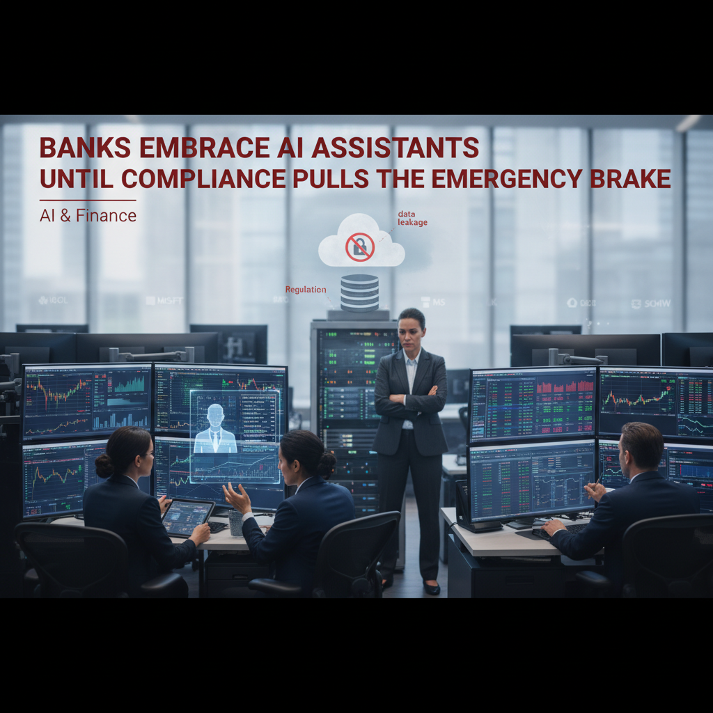 Banks Embrace AI Assistants — Until Compliance Pulls the Emergency Brake