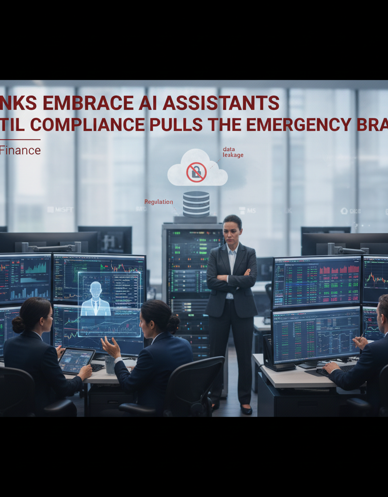 Banks Embrace AI Assistants — Until Compliance Pulls the Emergency Brake