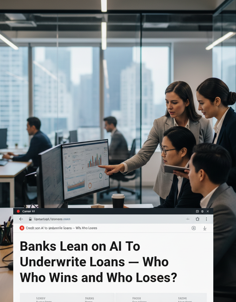 Banks Lean on AI to Underwrite Loans — Who Wins and Who Loses?