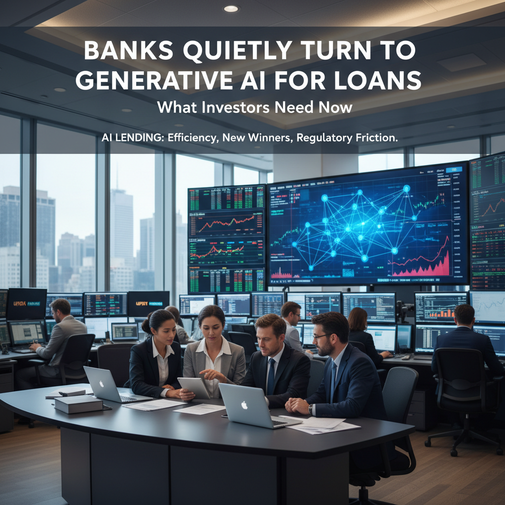 Banks Quietly Turn to Generative AI for Loans — What Investors Need Now