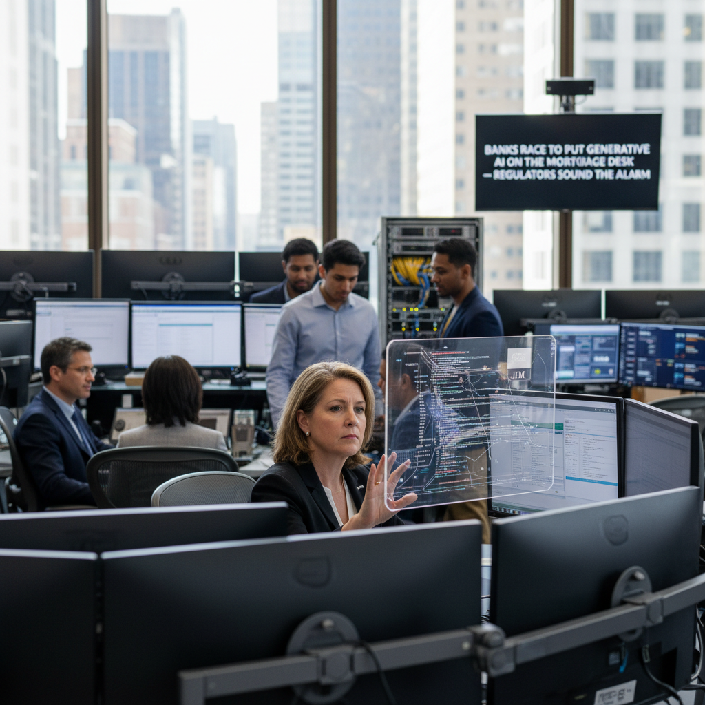 Banks Race to Put Generative AI on the Mortgage Desk — Regulators Sound the Alarm