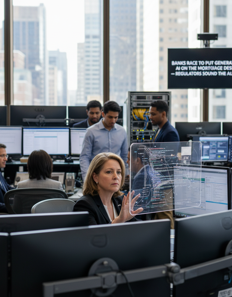 Banks Race to Put Generative AI on the Mortgage Desk — Regulators Sound the Alarm