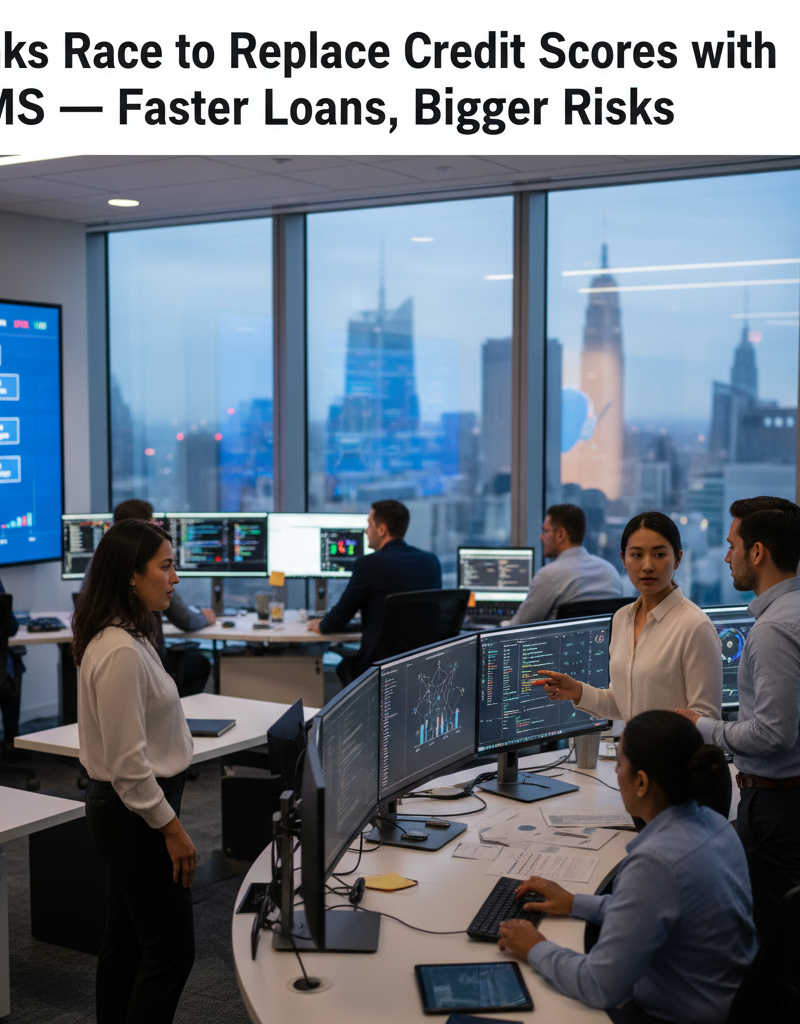 Banks Race to Replace Credit Scores with LLMs — Faster Loans, Bigger Risks