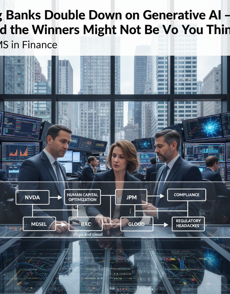 Big Banks Double Down on Generative AI — And the Winners Might Not Be Who You Think