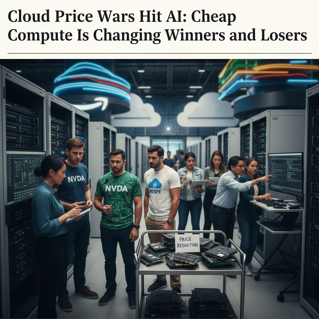 Cloud Price Wars Hit AI: Cheap Compute Is Changing Winners and Losers