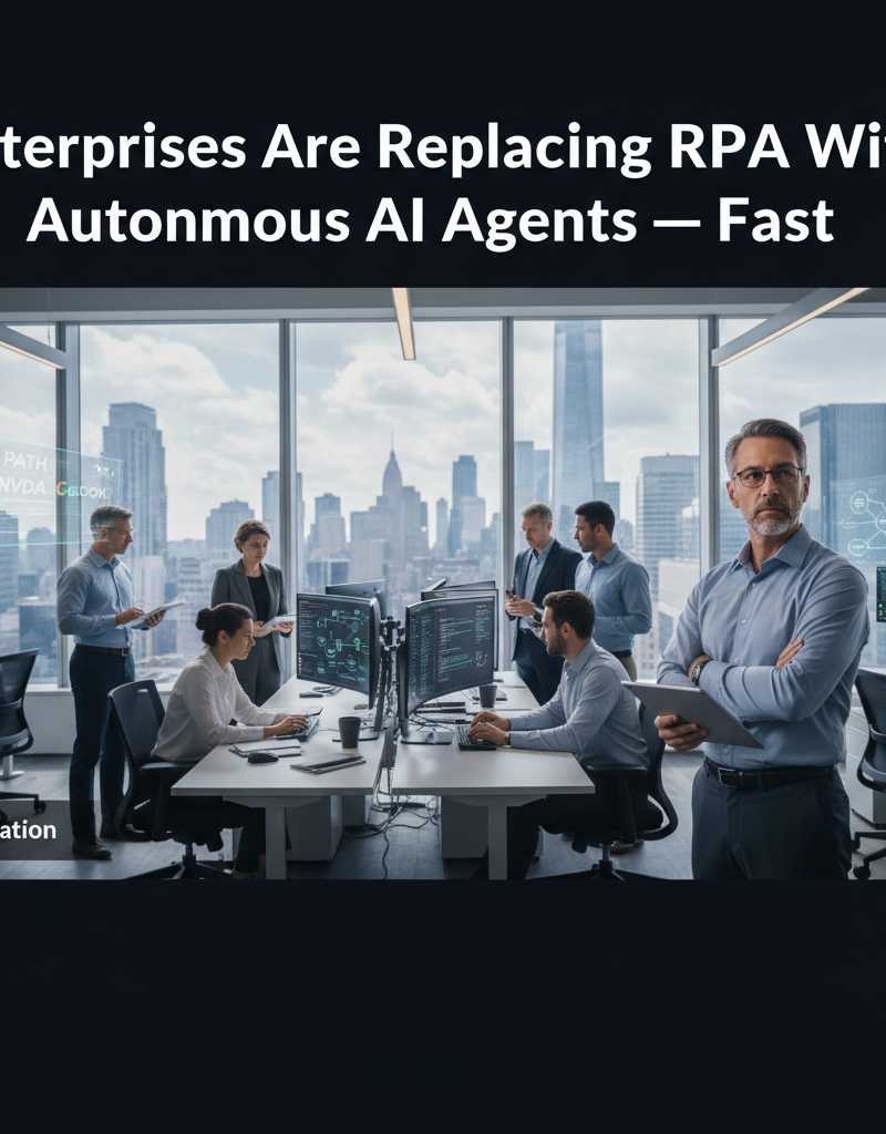 Enterprises Are Replacing RPA With Autonomous AI Agents — Fast