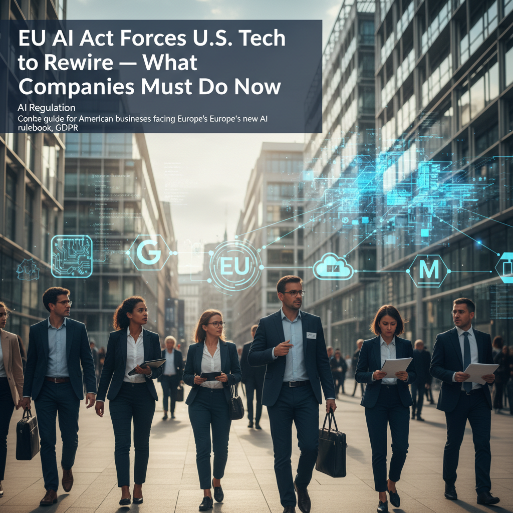 EU AI Act Forces U.S. Tech to Rewire — What Companies Must Do Now