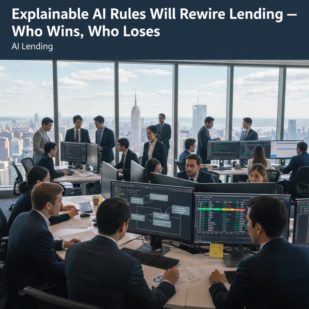 Explainable AI Rules Will Rewire Lending — Who Wins, Who Loses