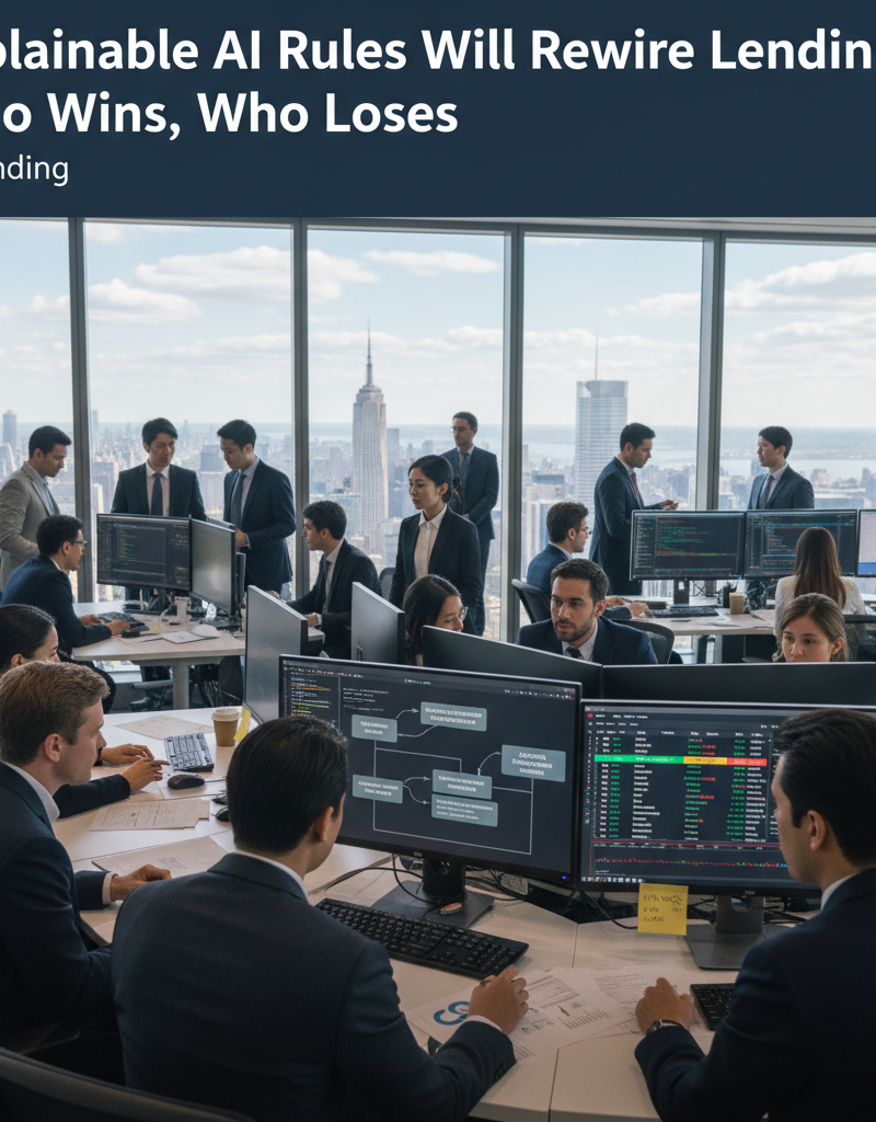 Explainable AI Rules Will Rewire Lending — Who Wins, Who Loses
