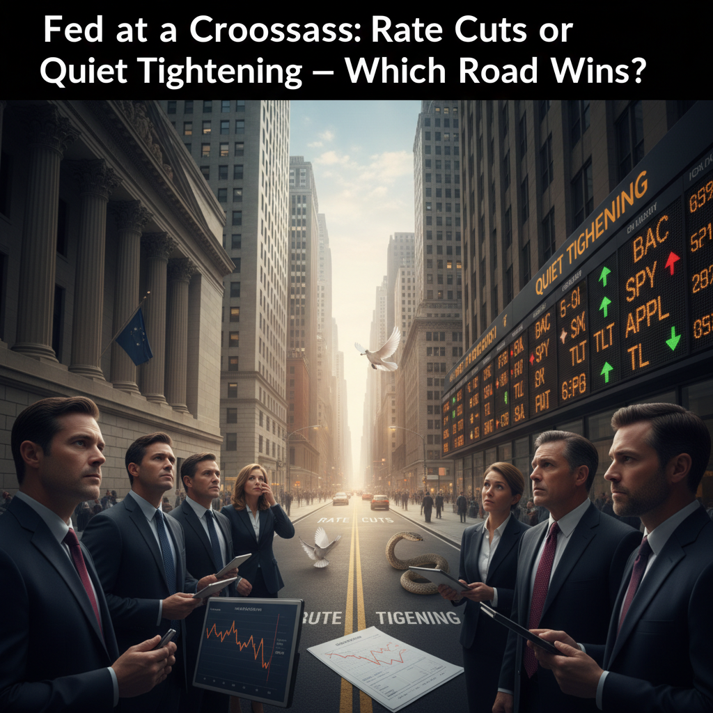 Fed at a Crossroads: Rate Cuts or Quiet Tightening — Which Road Wins?