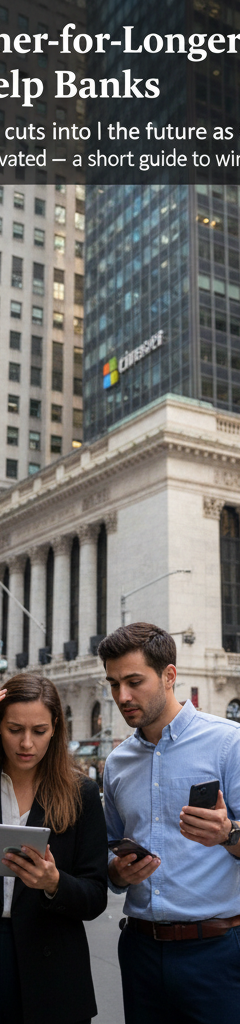 Fed Delay: Why Higher-for-Longer Rates Hit Homebuyers and Help Banks