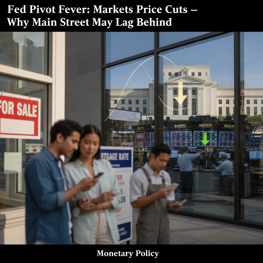 Fed Pivot Fever: Markets Price Cuts — Why Main Street May Lag Behind