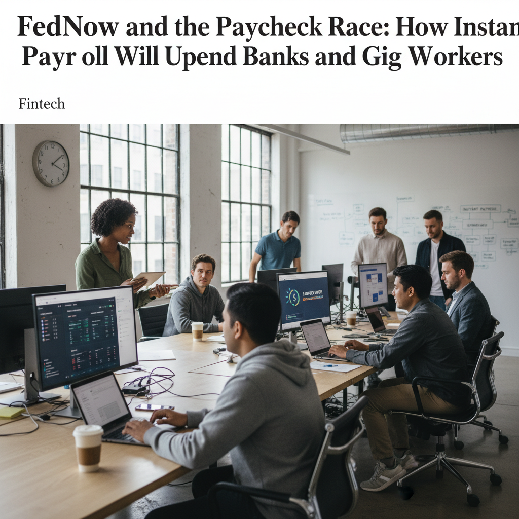 FedNow and the Paycheck Race: How Instant Payroll Will Upend Banks and Gig Workers