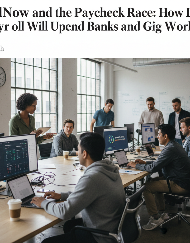 FedNow and the Paycheck Race: How Instant Payroll Will Upend Banks and Gig Workers