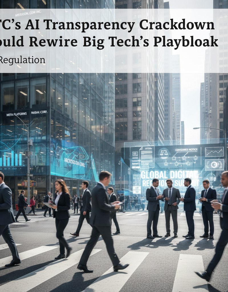FTC's AI Transparency Crackdown Could Rewire Big Tech's Playbook