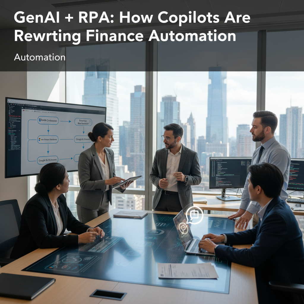 GenAI + RPA: How Copilots Are Rewriting Finance Automation