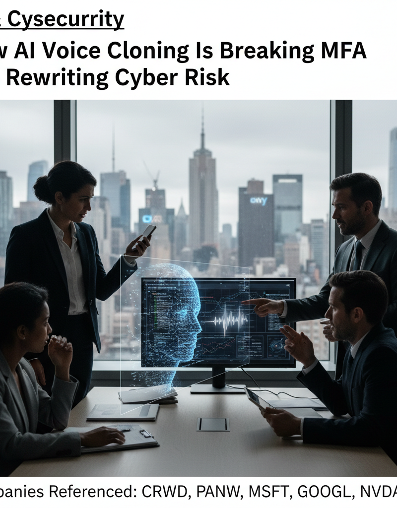 How AI Voice Cloning Is Breaking MFA and Rewriting Cyber Risk