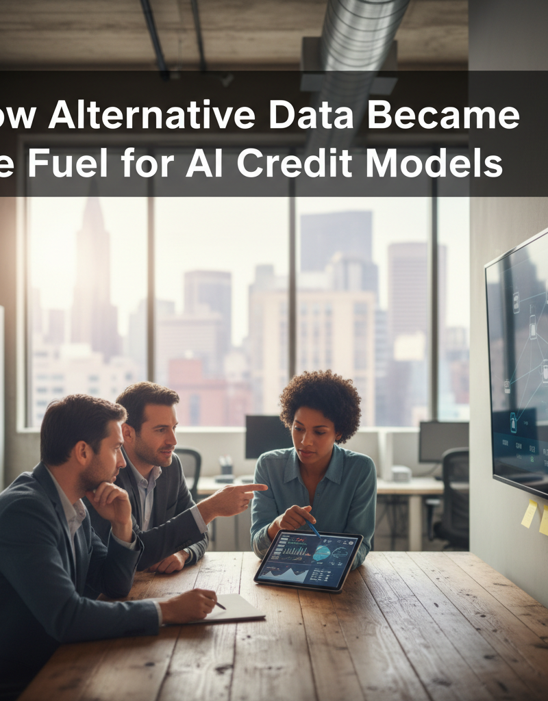 How Alternative Data Became the Fuel for AI Credit Models