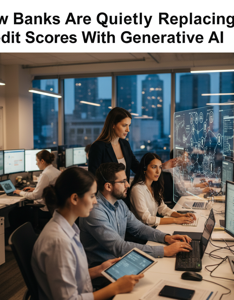 How Banks Are Quietly Replacing Credit Scores With Generative AI