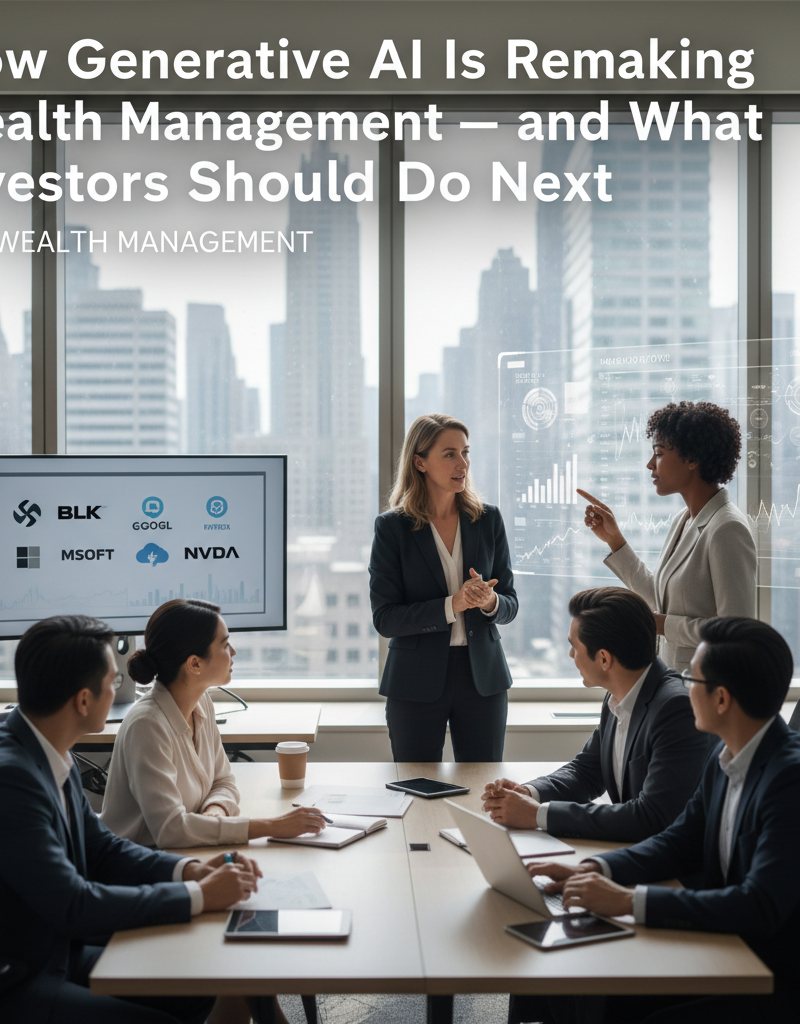 How Generative AI Is Remaking Wealth Management — and What Investors Should Do Next
