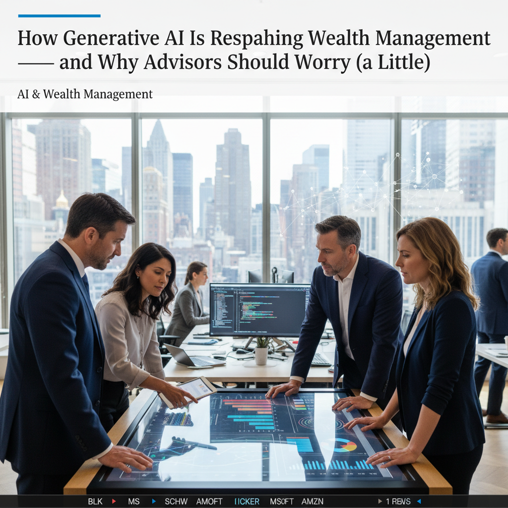 How Generative AI Is Reshaping Wealth Management — and Why Advisors Should Worry (a Little)