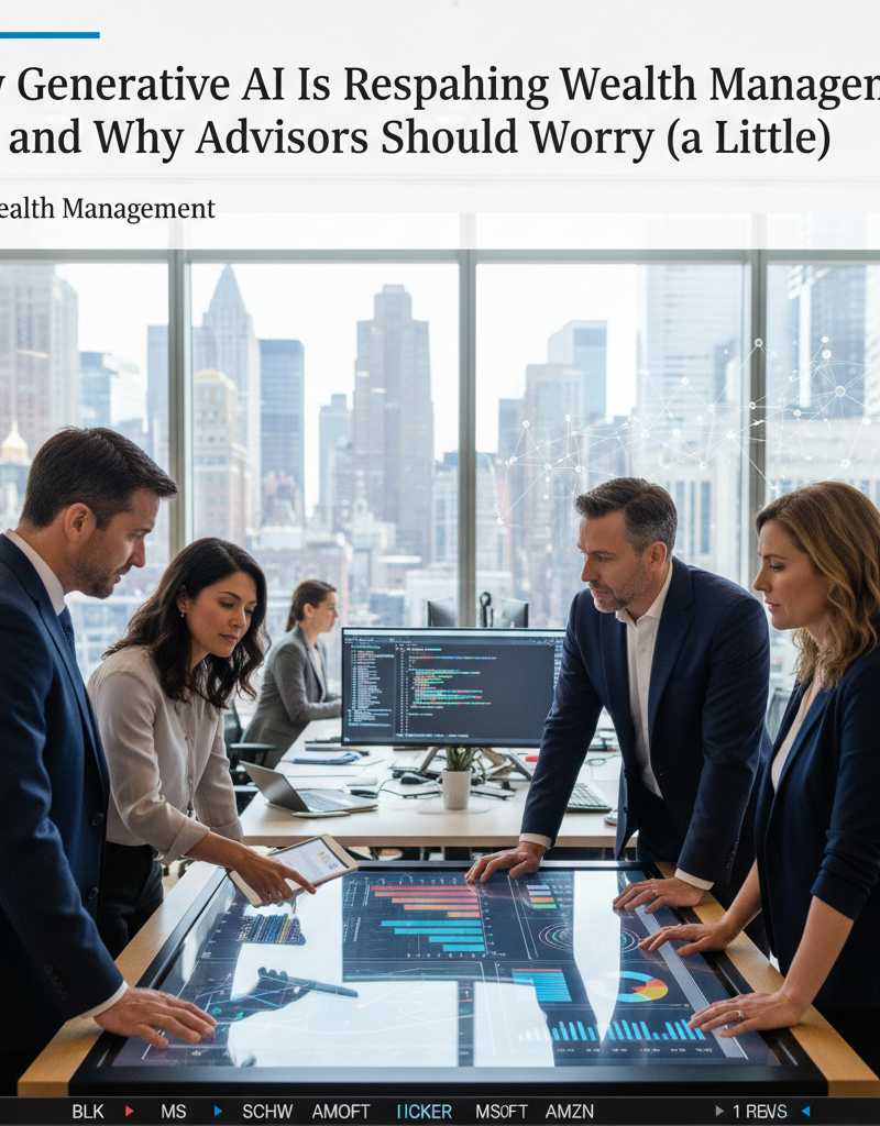 How Generative AI Is Reshaping Wealth Management — and Why Advisors Should Worry (a Little)