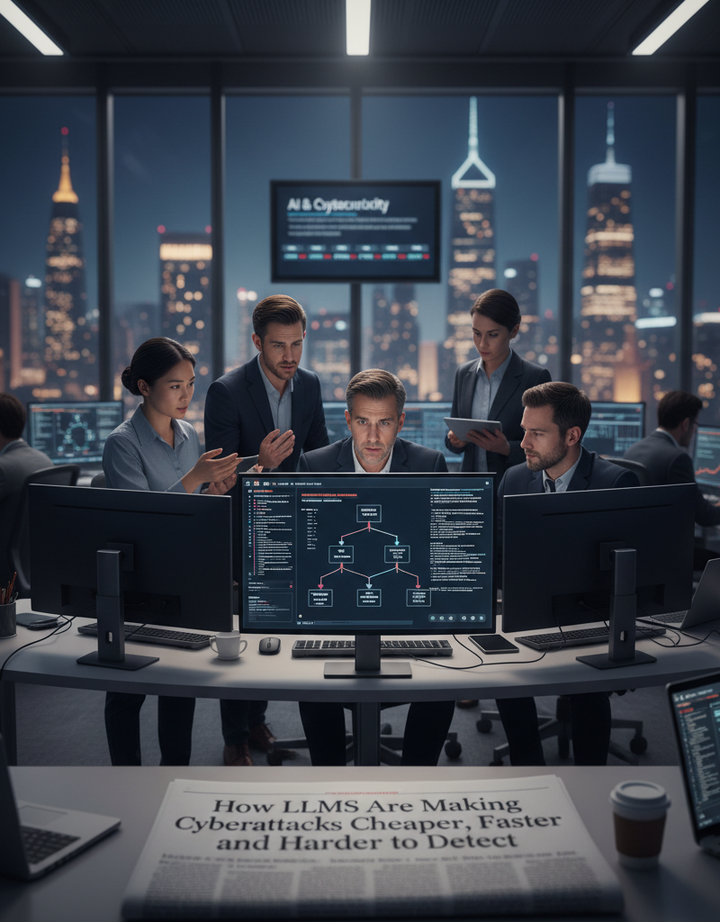 How LLMs Are Making Cyberattacks Cheaper, Faster and Harder to Detect