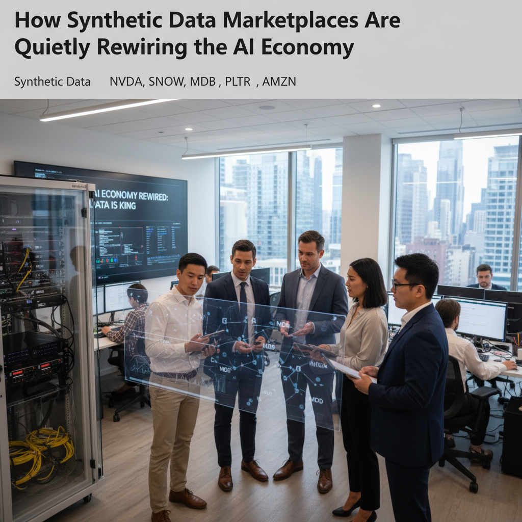 How Synthetic Data Marketplaces Are Quietly Rewiring the AI Economy