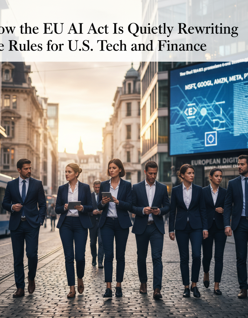 How the EU AI Act Is Quietly Rewriting the Rules for U.S. Tech and Finance
