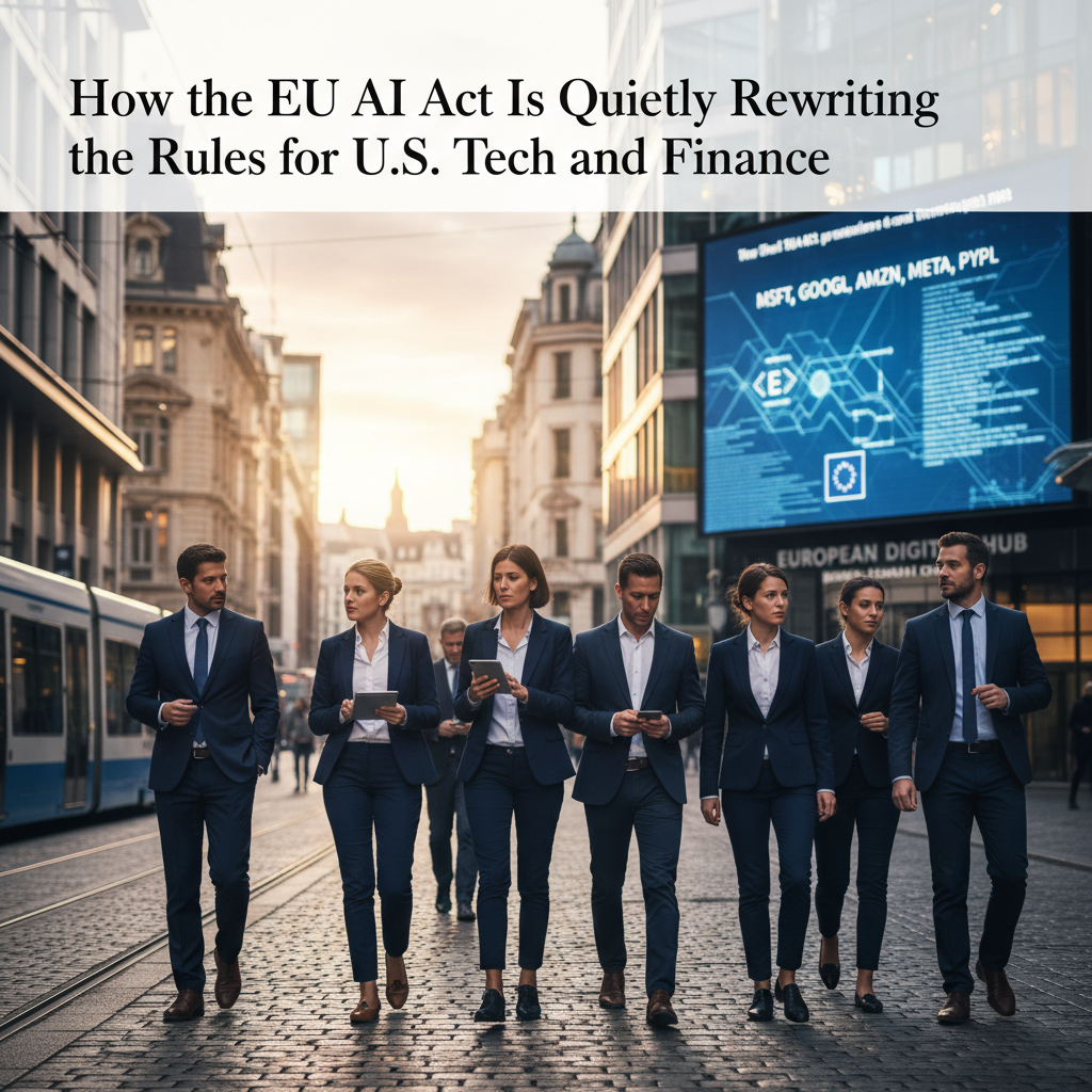 How the EU AI Act Is Quietly Rewriting the Rules for U.S. Tech and Finance