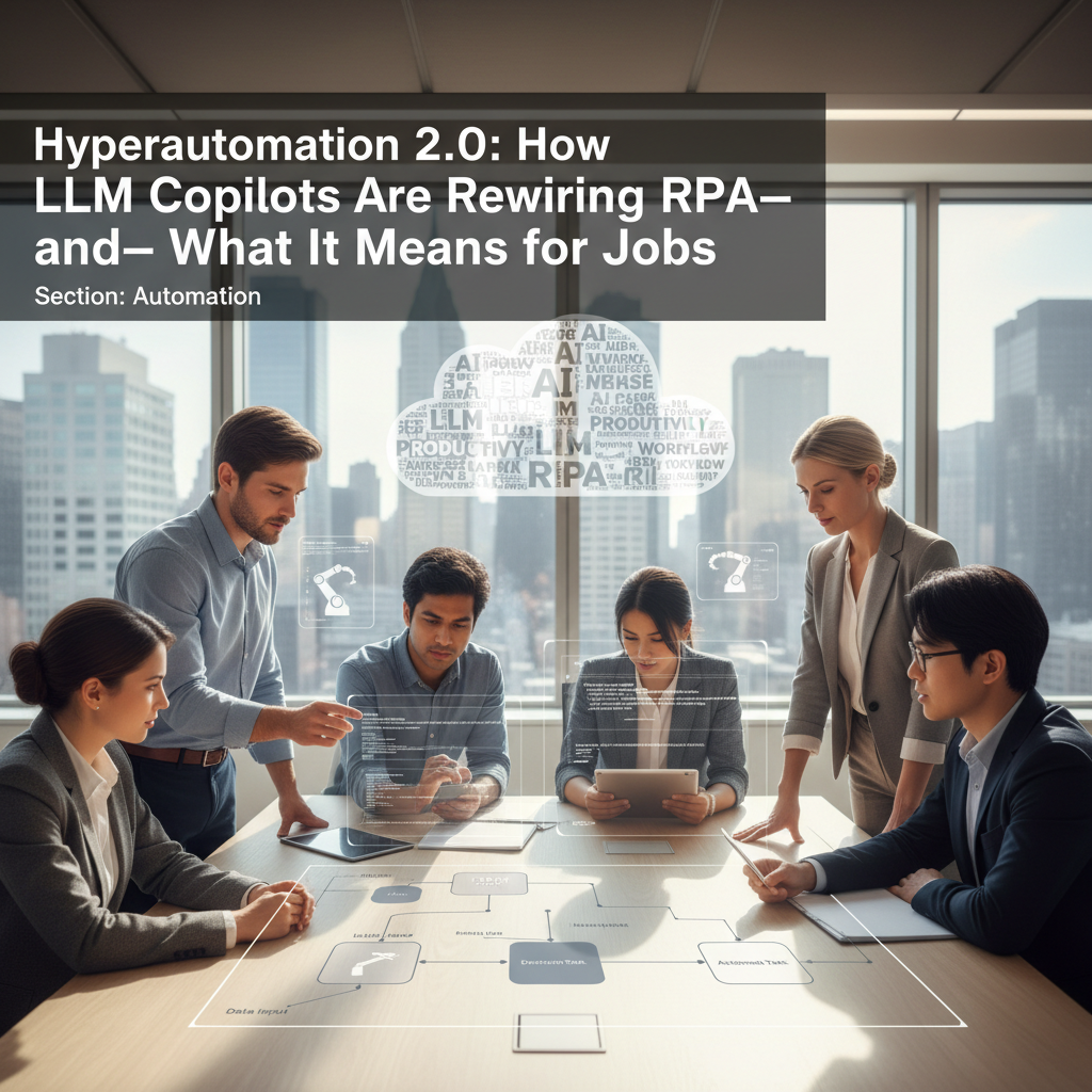 Hyperautomation 2.0: How LLM Copilots Are Rewiring RPA—and What It Means for Jobs
