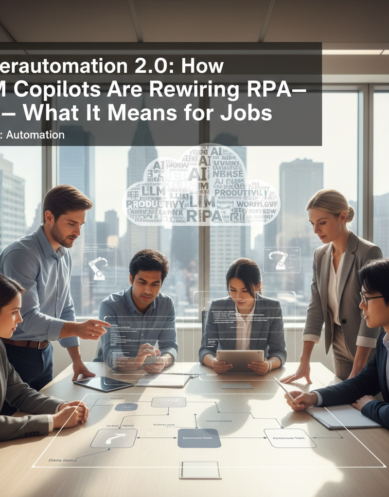 Hyperautomation 2.0: How LLM Copilots Are Rewiring RPA—and What It Means for Jobs