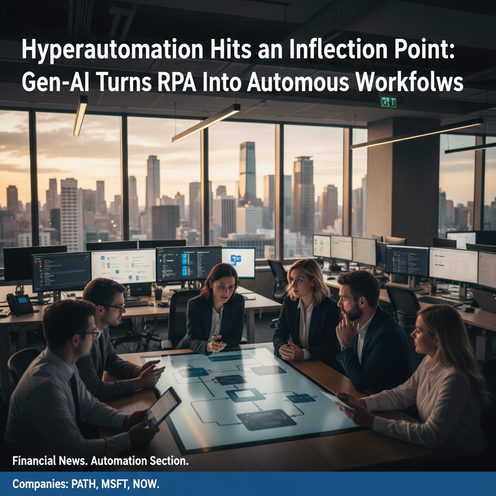 Hyperautomation Hits an Inflection Point: Gen-AI Turns RPA Into Autonomous Workflows