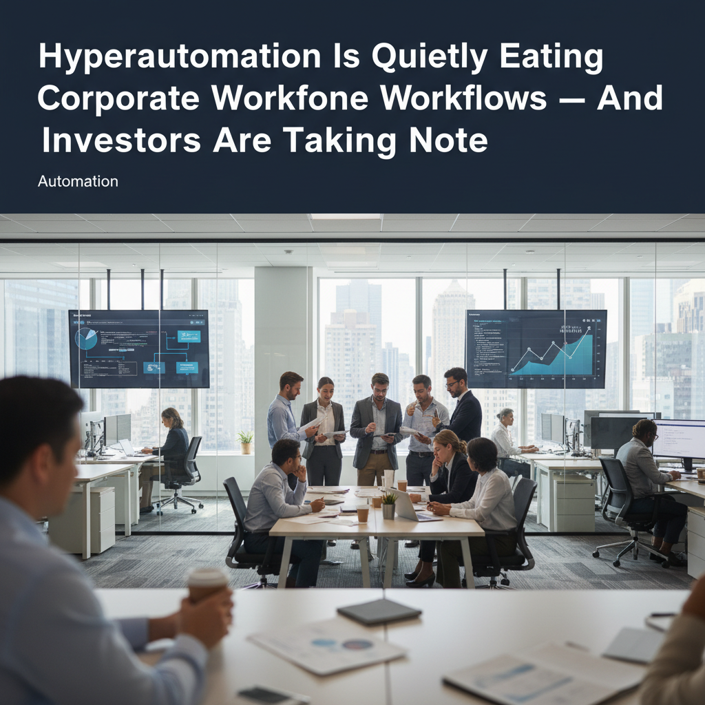 Hyperautomation Is Quietly Eating Corporate Workflows — And Investors Are Taking Note