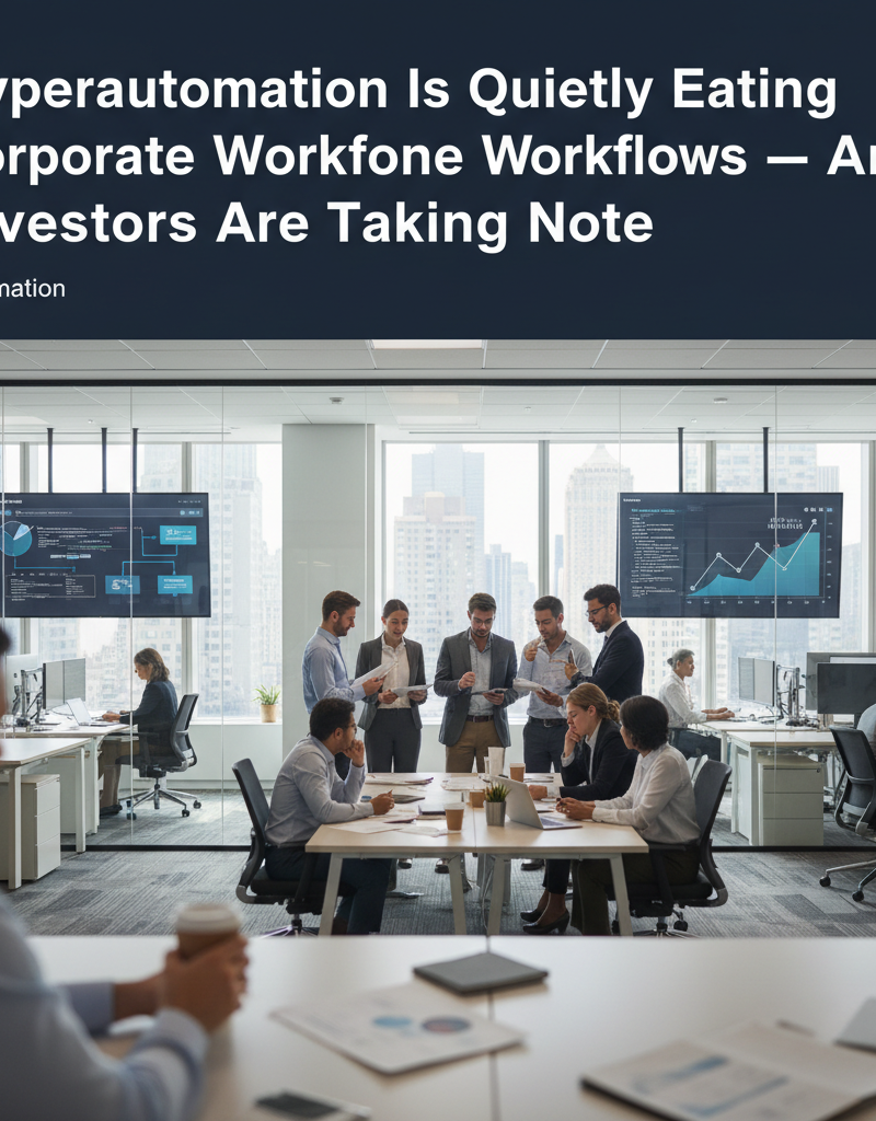 Hyperautomation Is Quietly Eating Corporate Workflows — And Investors Are Taking Note